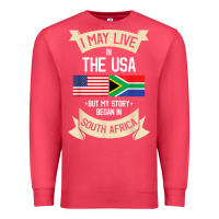 Cardinal South Africa American Flag USA South African Roots Gifts Premium Sweatshirt - trangStudio