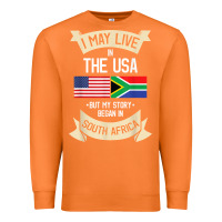 Carrot South Africa American Flag USA South African Roots Gifts Premium Sweatshirt - trangStudio