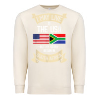 Sandshell South Africa American Flag USA South African Roots Gifts Premium Sweatshirt - trangStudio