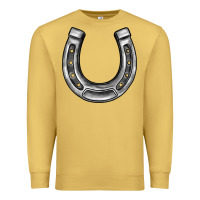 Antique Gold horseshoe Premium Sweatshirt - BarkalooDesign