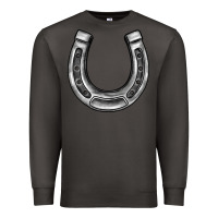 Smoke horseshoe Premium Sweatshirt - BarkalooDesign