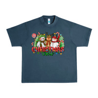 Midnight Navy christmas crew polar bear reindeer and snowman Urban Heavy Tee - CowGirlArtShop