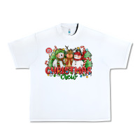 White christmas crew polar bear reindeer and snowman Urban Heavy Tee - CowGirlArtShop