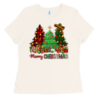 Merry Christmas Trees Ladies Tee | Teevron