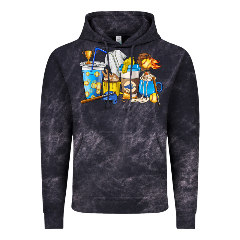 Softball Coffee Cups Vintage Hoodie by HowdyJamesFarm | Teevron