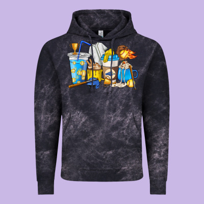 Softball Coffee Cups Vintage Hoodie Designed By Howdyjamesfarm