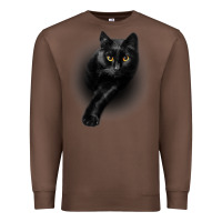 Chestnut Black Cat Yellow EyesCats Tee Shirt Gifts Premium Sweatshirt - trangStudio