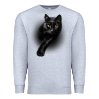 Black Cat Yellow Eyescats Tee Shirt Gifts Premium Sweatshirt | Teevron