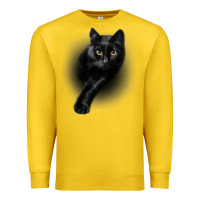 Lemon Black Cat Yellow EyesCats Tee Shirt Gifts Premium Sweatshirt - trangStudio