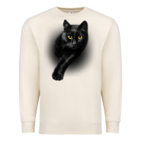 Sandshell Black Cat Yellow EyesCats Tee Shirt Gifts Premium Sweatshirt - trangStudio