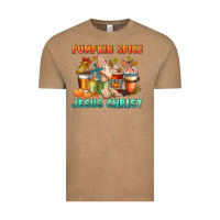 Vintage Coffee pumpkin spice and jesus christ Vintage Tee - CowGirlArtShop