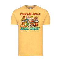 Vintage Mustard pumpkin spice and jesus christ Vintage Tee - CowGirlArtShop