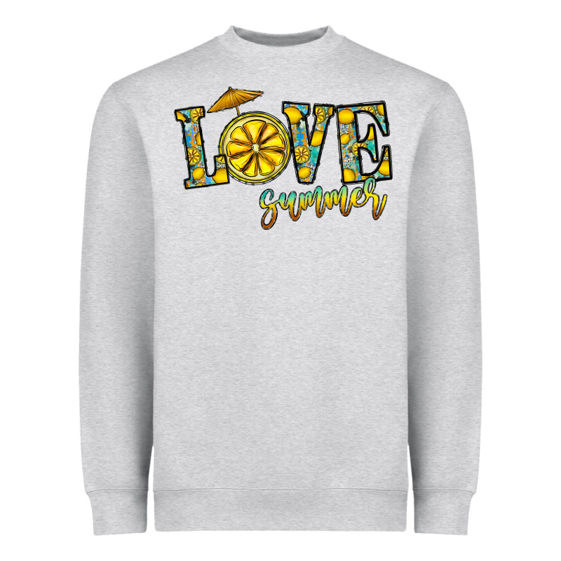 Love Summer Heavyweight Sweatshirt by CowhideDigitalArt | Teevron