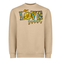 Mushroom love summer Heavyweight Sweatshirt - CowhideDigitalArt