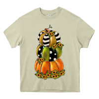 Mossy pumpkin polka dot, sunflower Heavy Core Tee - JahusDesignShop