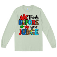 Matcha think before you judge Long Sleeve Tee - OliviaCreatesArt