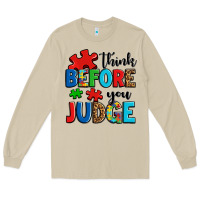 Mushroom think before you judge Long Sleeve Tee - OliviaCreatesArt