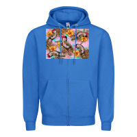 True Royal Baby monkey flowers Zipper Hoodie - Artiststas