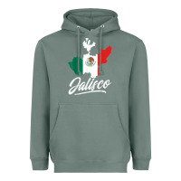 Sage Mexico Jalisco Mexican Flag Gift Heavyweight Hoodie - trangStudio