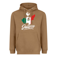 Toasted Coconut Mexico Jalisco Mexican Flag Gift Heavyweight Hoodie - trangStudio