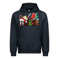 Navy Christmas nurse Urban Hoodie - AdoDesignShop