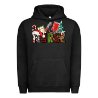Pigment Black Christmas nurse Urban Hoodie - AdoDesignShop