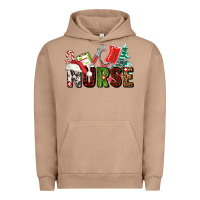 Pigment Burro Christmas nurse Urban Hoodie - AdoDesignShop