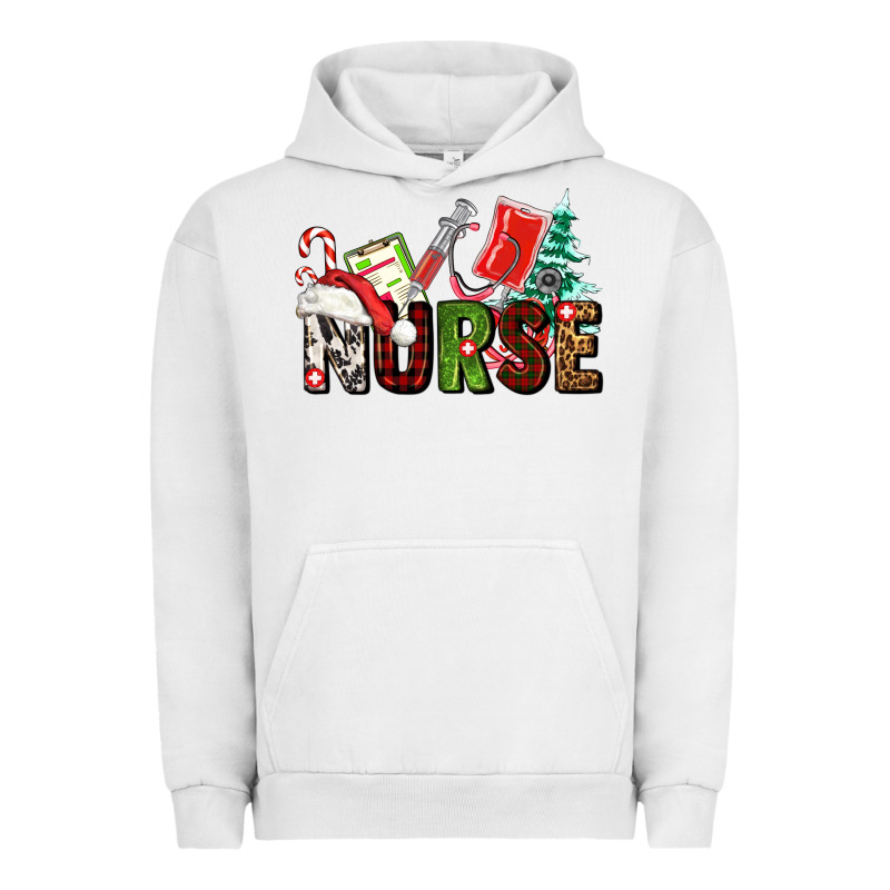 Christmas Nurse Urban Hoodie by AdoDesignShop | Teevron