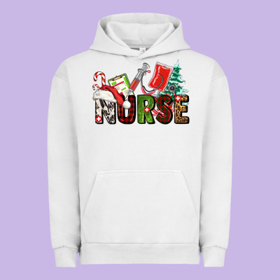 Christmas Nurse Urban Hoodie Designed By Adodesignshop