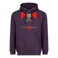 Plum V For Vendetta Freedom Forever Heavyweight Hoodie - trangStudio