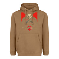 Toasted Coconut V For Vendetta Freedom Forever Heavyweight Hoodie - trangStudio