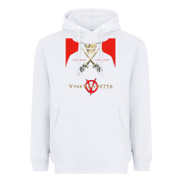 White V For Vendetta Freedom Forever Heavyweight Hoodie - trangStudio