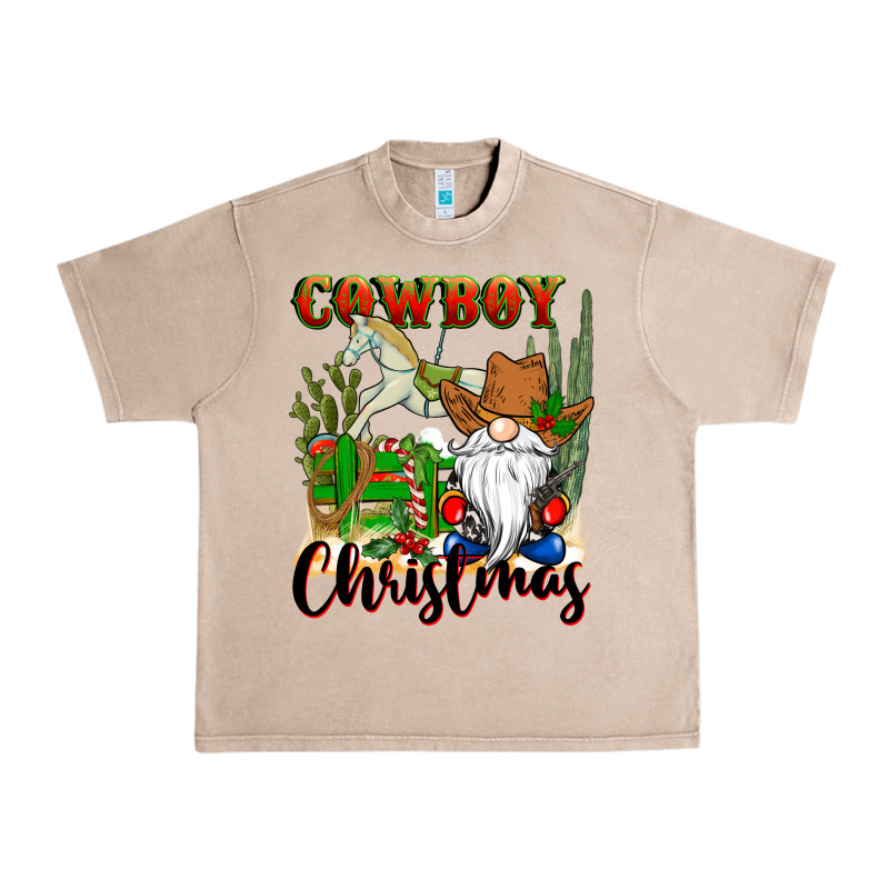 Cowboy Christmas Gnome Urban Heavy Tee by CowGirlArtShop | Teevron