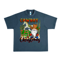 Midnight Navy cowboy christmas gnome Urban Heavy Tee - CowGirlArtShop