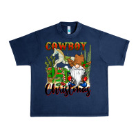 Navy cowboy christmas gnome Urban Heavy Tee - CowGirlArtShop
