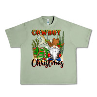 Oil Green cowboy christmas gnome Urban Heavy Tee - CowGirlArtShop