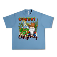 Pebble Blue cowboy christmas gnome Urban Heavy Tee - CowGirlArtShop