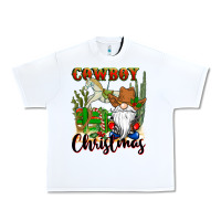 White cowboy christmas gnome Urban Heavy Tee - CowGirlArtShop
