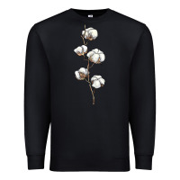 Black cotton Premium Sweatshirt - BarkalooDesign