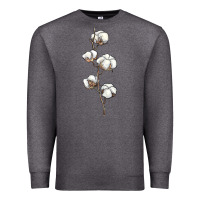 Charcoal Heather cotton Premium Sweatshirt - BarkalooDesign