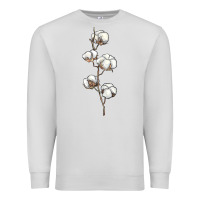 Dove Grey cotton Premium Sweatshirt - BarkalooDesign