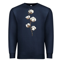 Navy cotton Premium Sweatshirt - BarkalooDesign