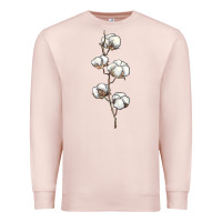 Pale Pink cotton Premium Sweatshirt - BarkalooDesign