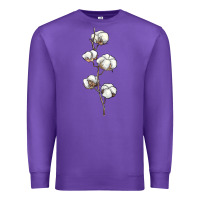Purple cotton Premium Sweatshirt - BarkalooDesign