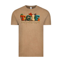 Vintage Coffee tgif thank goodness its fall Vintage Tee - CowGirlArtShop