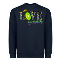 Navy love summer Heavyweight Sweatshirt - CowhideDigitalArt