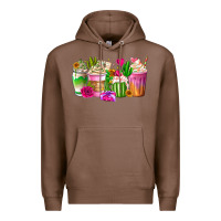Chestnut Stuck On You Cup Premium Hoodie - CowhideDigitalArt