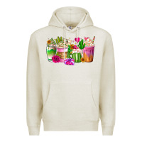 Oatmeal Heather Stuck On You Cup Premium Hoodie - CowhideDigitalArt
