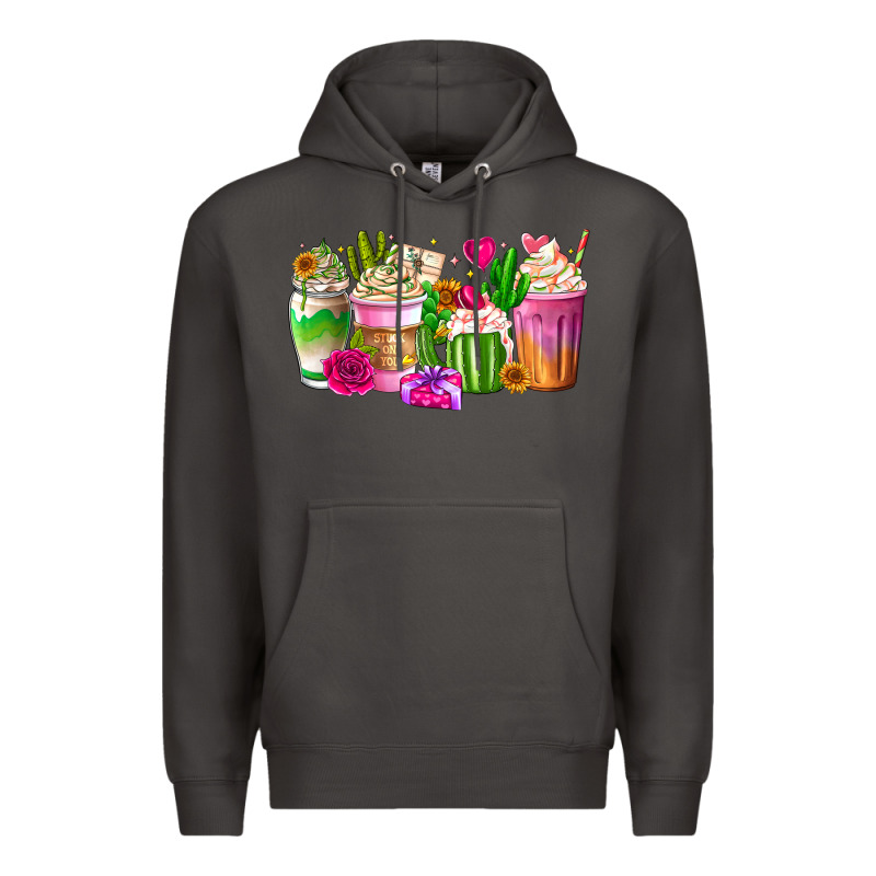 Stuck On You Cup Premium Hoodie by CowhideDigitalArt | Teevron
