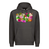 Smoke Stuck On You Cup Premium Hoodie - CowhideDigitalArt